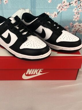 Nike Dunk Low Retro White Black Panda Womens DD1503-101 NEW w/Box Size 6.5